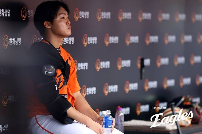 ▲ 정우주 ⓒ한화 이글스