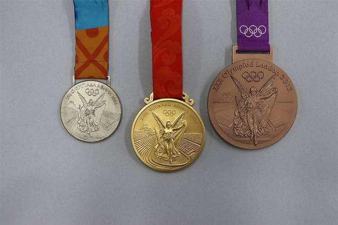 올림픽 금·은·동 메달 전체. /사진=문화체육관광부 제공