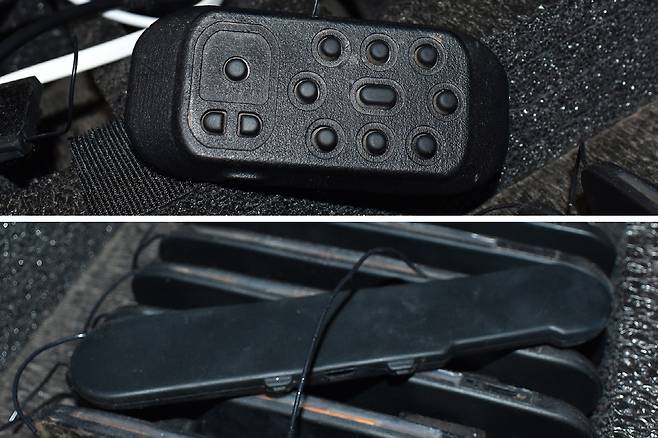 피치컴 송신기와 주신기 사진제공=무로이 마사야