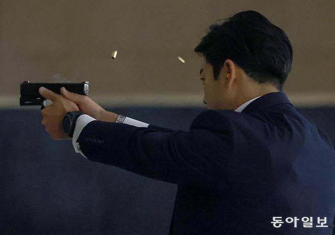 제21대 대통령 취임식을 앞두고 대통령경호처가 27일 취임 퍼레이드 및 특수 경호 훈련을 서울 강서구 경호안전교육원에서 언론에 공개했다. 2025.5.27. 대통령실사진기자단 송은석 기자 silverstone@donga.com