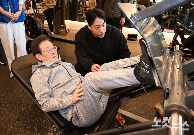 더불어민주당 이재명 대선 후보가 27일 체육 공약을 발표했다. 국회사진취재단