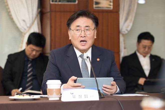 유상임 과학기술정보통신부 장관이 28일 오후 서울 중구 코리아나호텔에서 열린 '인공지능(AI)·디지털 기술사업화 전략대화'에서 발언하고 있다./사진제공=과학기술정보통신부