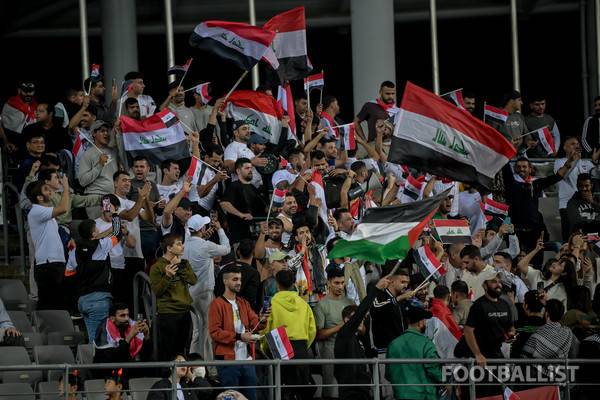 이라크 팬들. 서형권 기자
