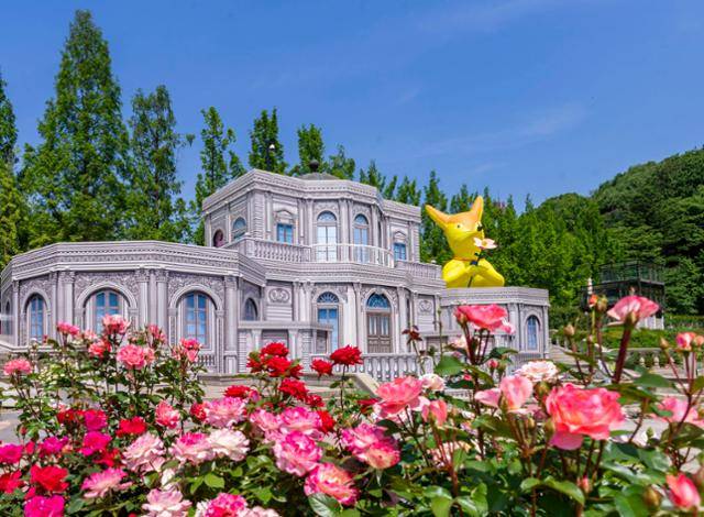 에버랜드 로로티 장미축제에서 선보인 장미성 전경