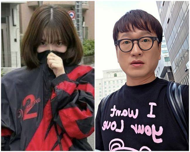 개그맨 김영민이 정치색 논란이 빚어졌던 그룹 에스파의 멤버 카리나에 대해 언급했다. /사진=카리나, 김영민 SNS