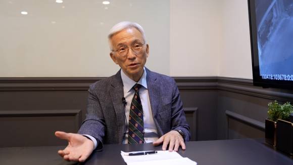 지난 20일 서울 성동구 한 카페에서 서울신문과 인터뷰 중인 오윤성 순천향대 경찰행정학과 교수