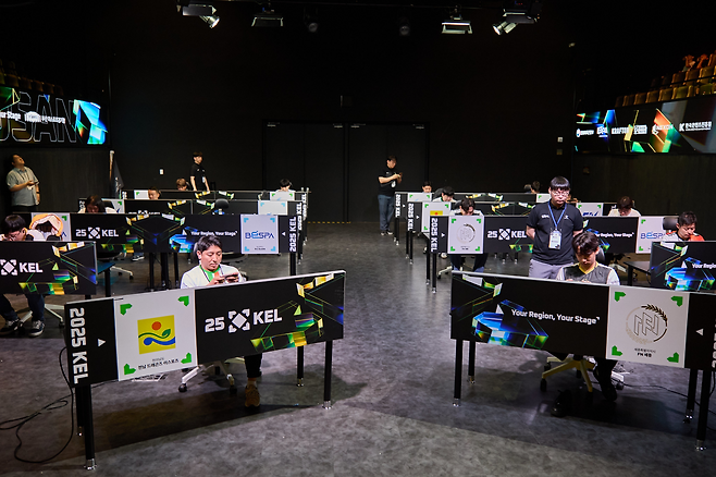 KEL 부산 FC 모바일이 진행 중이다(사진=한국e스포츠협회)