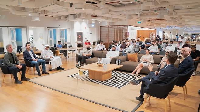 많은 스타트업들이 모여 있는 아부다비의 허브71 모습 /사진=허브71