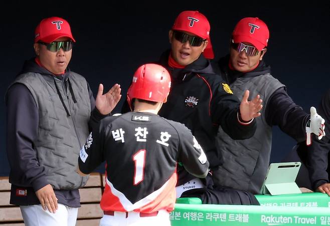 KIA 박찬호. 뉴시스