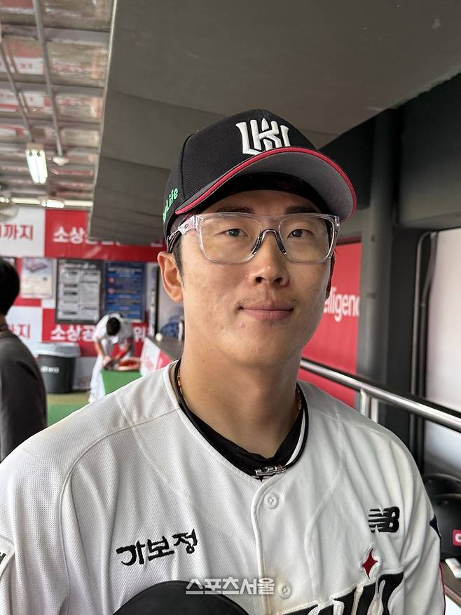 허경민이 경기 후 인터뷰에 임하고 있다. 수원 | 박연준 기자 duswns0628@sportsseoul.com