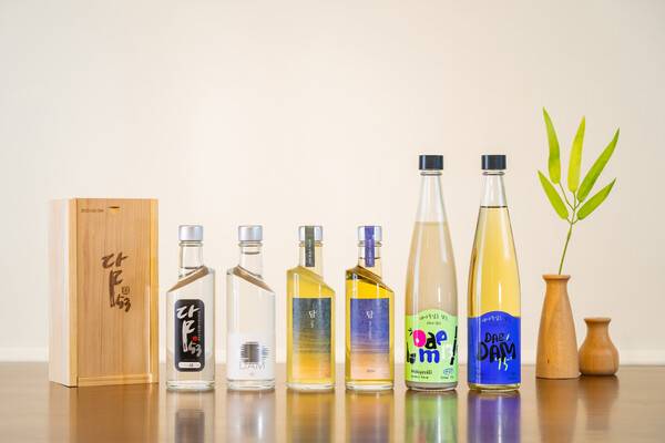 대밭고을 전통주 제품들