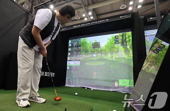 스크린 파크골프. (사진은 기사 내용과 무관함) / 뉴스1