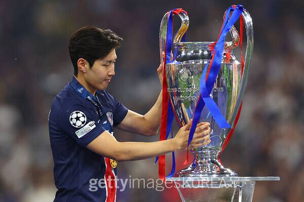 한국인 최초 유럽축구 트레블 주인공 이강인. ⓒGettyimagesKorea