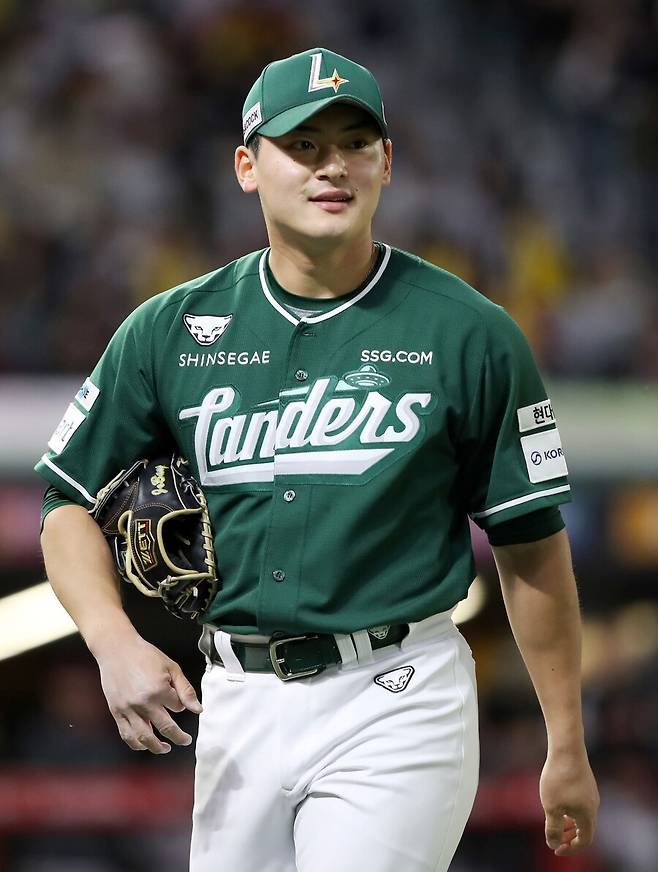 ▲ 올 시즌 리그 최고 마무리 타이틀에 당당히 도전장을 내민 조병현 ⓒSSG랜더스