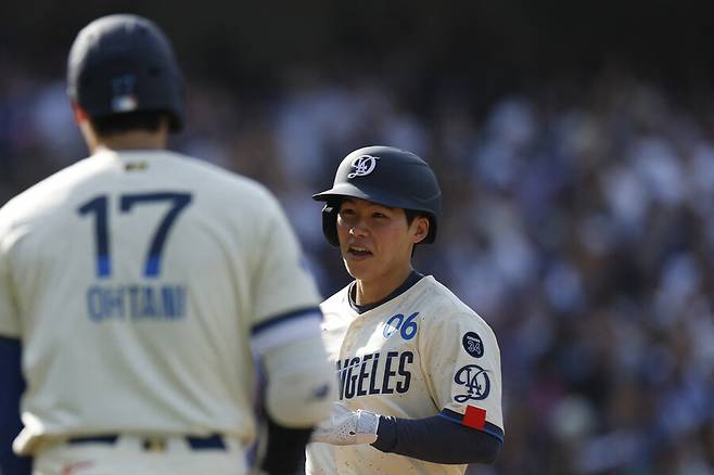 ▲ 뉴욕 양키스와 경기에서 시즌 2호 홈런을 기록한 김혜성 ⓒ연합뉴스