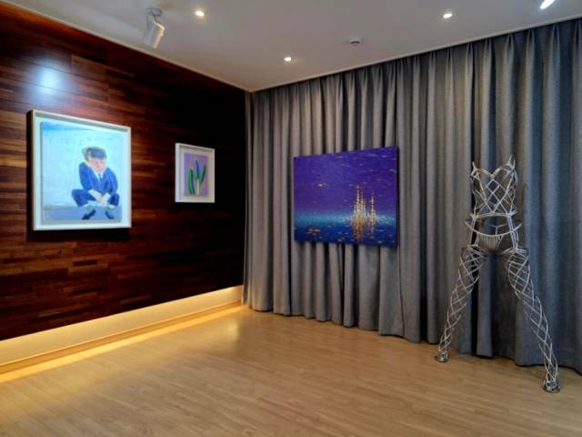 갤러리 예술섬 기획전 ‘삼림12현'(杉林12現) 전시 전경. 갤러리 예술섬 제공