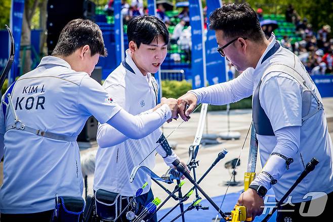 양궁 리커브 남자 대표팀. (대한양궁협회 제공)