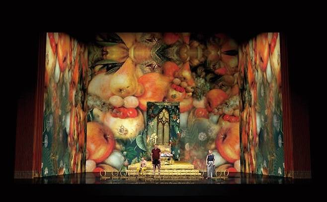 '세 개의 오렌지에 대한 사랑' 무대디자인(국립오페라단 제공)