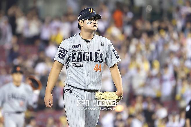 ▲ 올 시즌 한화 최고 구속자인 김서현을 위시로, 정우주와 원종혁까지 가세한 한화 불펜은 구속 하나는 남부럽지 않은 수치를 보유하고 있다 ⓒ곽혜미 기자