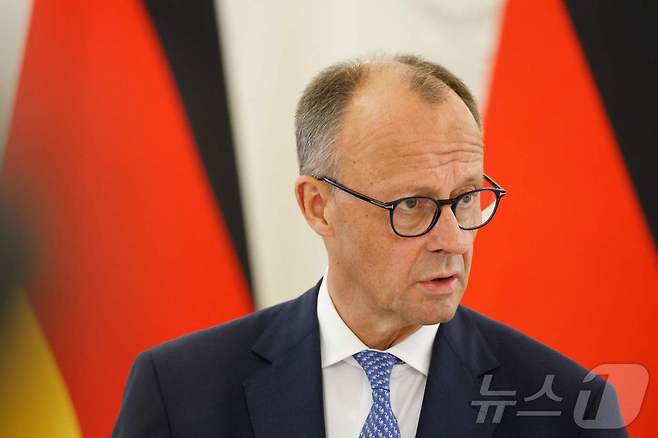 프리드리히 메르츠 독일 총리. 2025.05.22. ⓒ AFP=뉴스1 ⓒ News1 이지예 객원기자