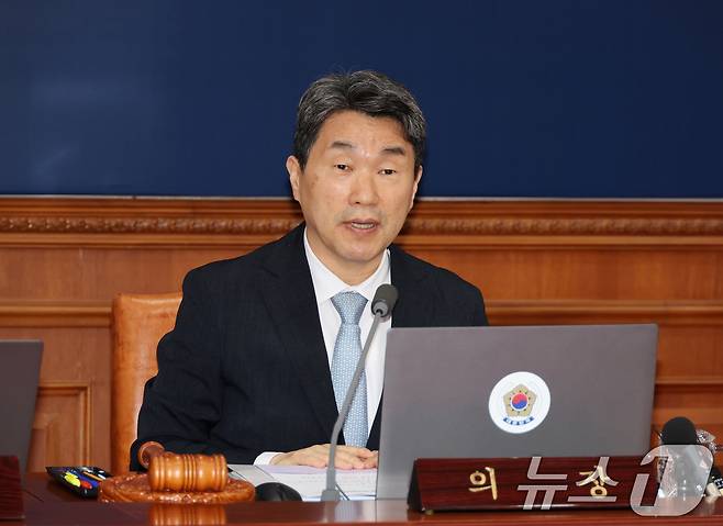 이주호 대통령 권한대행 부총리 겸 교육부 장관이 지난달 28일 서울 종로구 정부서울청사에서 열린 국무회의에서 발언하고 있다. (교육부 제공, 재판매 및 DB 금지) /뉴스1 ⓒ News1 임세영 기자