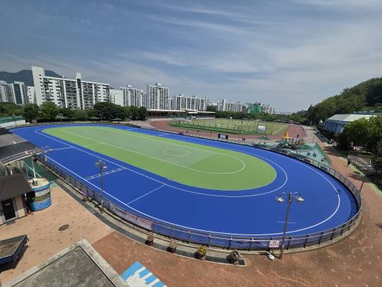 새롭게 단장 개장된 군포시민체육광장 인라인스케이트장/사진제공=군포시