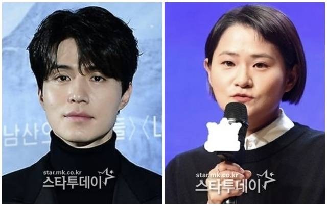 이동욱, 김신영. 사진l스타투데이DB