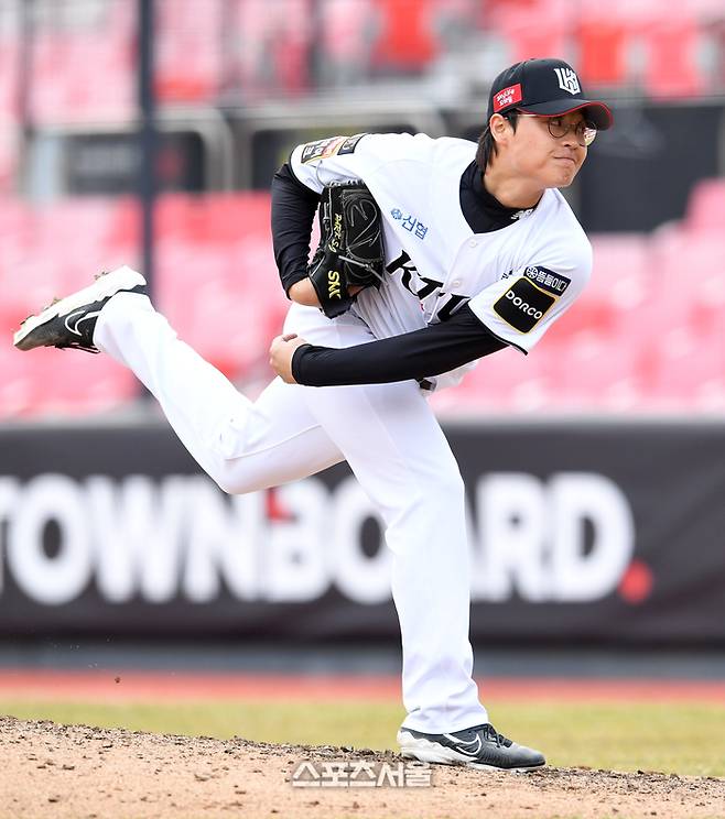 트레이드를 통해 KT를 떠나 롯데로 이적한 박세진. 수원 | 박진업 기자 upandup@sportsseoul.com