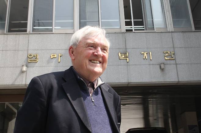 2025년 6월 1일 선종한 천노엘 신부. 아일랜드 출신으로 1957년 선교사로 한국에 온 천 신부는 1981년 이후 발달장애인을 도우며 헌신했다. /김한수 기자