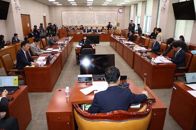 법제사법위원회 제1차 법안심사제1소위워회. 2025.5.7. 뉴스1