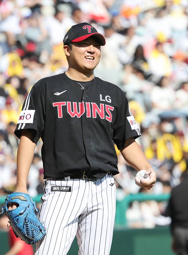 LG 송승기. 김민규 기자 mgkim1@edaily.co.kr