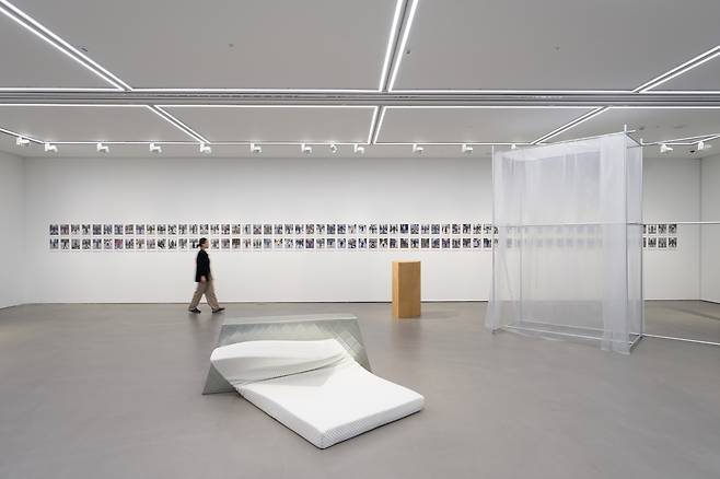 두산아트센터 두산갤러리 ‘링잉 사가(Ringing Saga)’ 전시 전경.