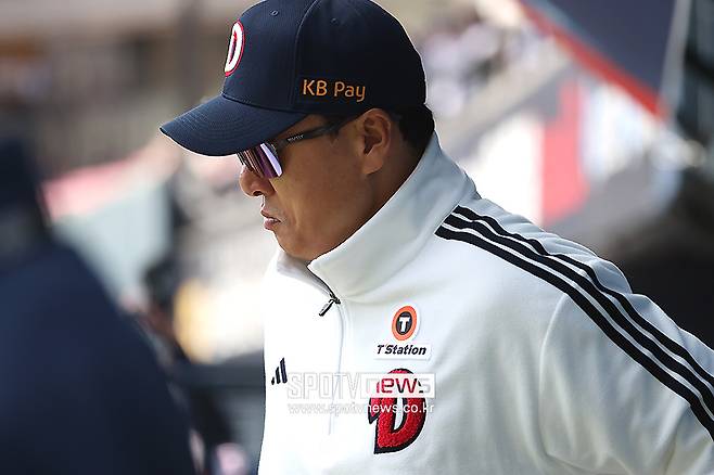 ▲ 2일 자진 사퇴로 두산 재임기를 스스로 마무리한 이승엽 전 감독 ⓒ곽혜미 기자