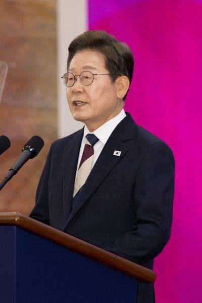 이재명 대통령이 4일 서울 여의도 국회에서 제21대 대통령 취임사를 하고 있다. 2025.6.4 김현민 기자