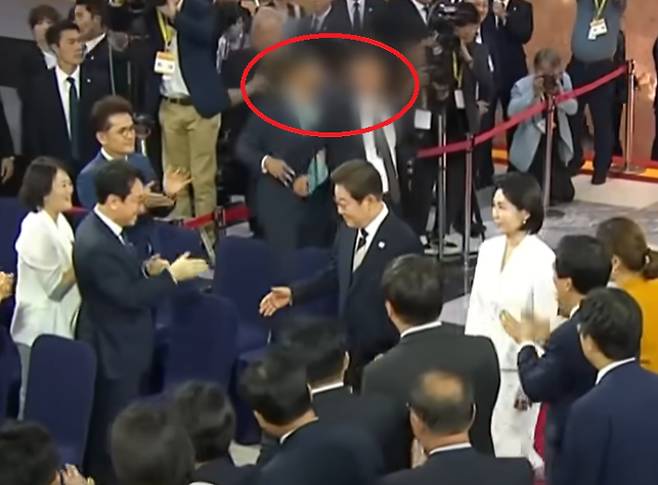 이재명 대통령 국회 취임 행사 생방송 화면 캡처