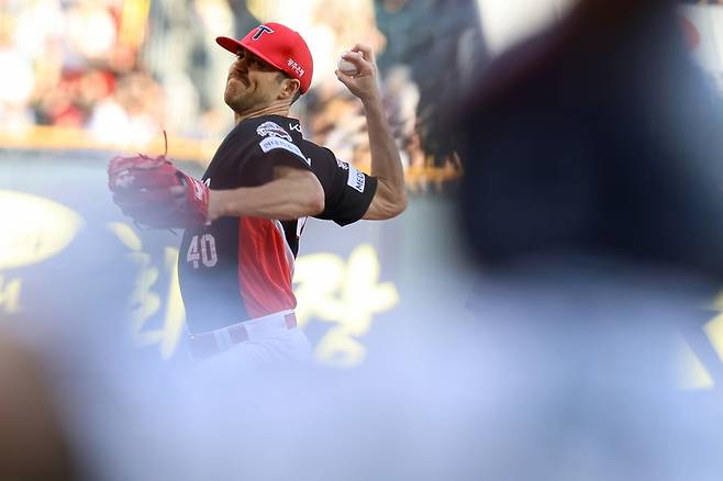 KIA 타이거즈의 외국인 에이스 제임스 네일. /사진=KIA 타이거즈 제공