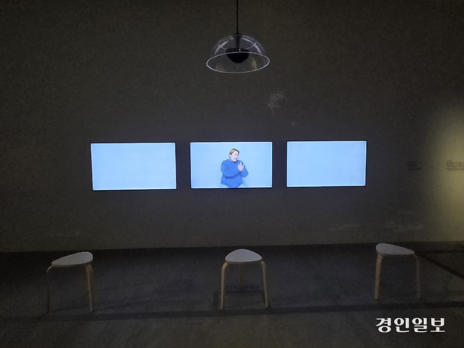 다이애나랩 ‘티끌’ 작품 이해를 돕기 위한 농인 배우의 수어영상. 2025.6.4 /이시은기자 see@kyeongin.com