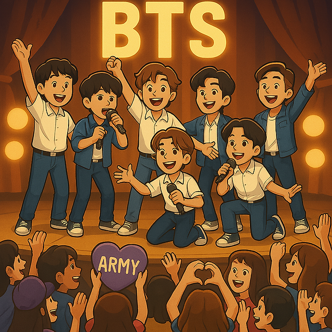 IT 역사 속 오늘 - BTS 데뷔(6월 둘째주) 〈AI로 이미지 생성〉