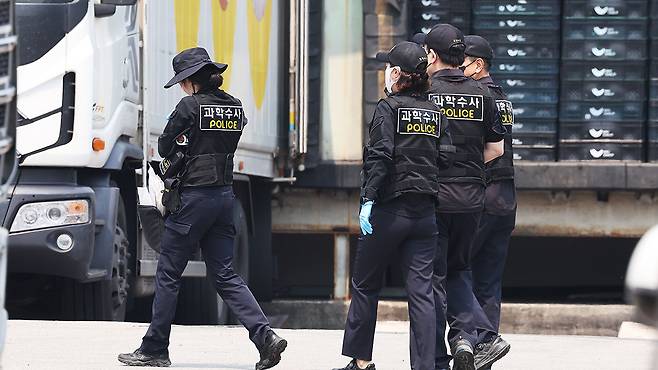 경찰·노동부, '근로자 사망' SPC삼립 시화공장 합동감식