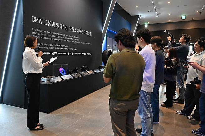 BMW 그룹 코리아는 국내 기업과도 많은 협력을 이어가고 있다. 사진: 김학수 기자