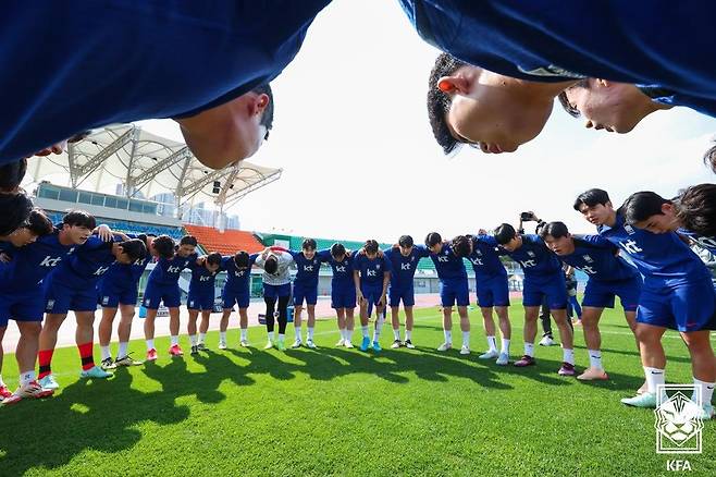 한국이 6일(한국시간) 이라크 바스라 인터내셔널 스타디움에서 열린 2026북중미월드컵 아시아 최종예선 B조 9차전 이라크와 원정경기에서 김진규와 오현규의 연속골에 힘입어 2-0 승리를 거뒀다. 사진제공|대한축구협회