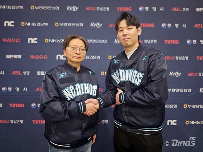 ▲NC 다이노스는 올해 개막을 앞두고 김성욱과 2년 최대 3억원의 FA 계약을 맺었다. ⓒNC 다이노스
