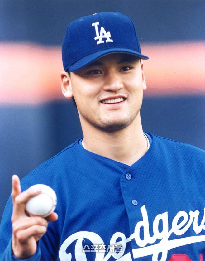 LA 다저스에서 뛰던 당시 박찬호. 사진 | 스포츠서울DB