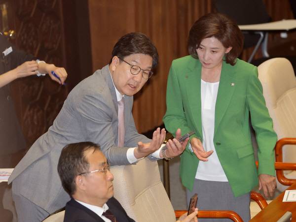 국민의힘 나경원 의원이 지난 5일 국회 본회의에 참석해 있다. 연합뉴스