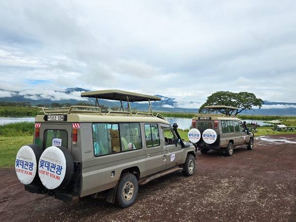 ◇롯데관광을 이용한 아프리카 6개국 비즈니스 클래스를 통해 진행된 사파리 일정 모습. 사진제공=롯데관광개발