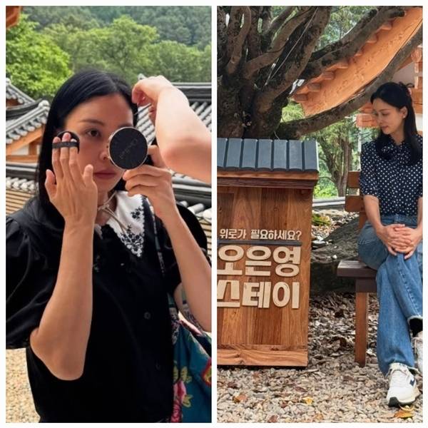 배우 고소영이 33년 만에 예능 도전에 나선 가운데, 첫 촬영 현장 비하인드가 공개됐다. 사진=SNS