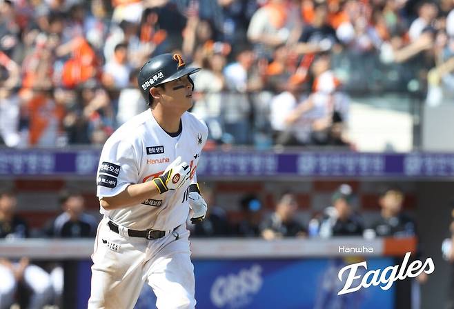 ▲ 올해 좋은 활약을 하고 있는 이진영은 특히 친정팀인 KIA와 옛 홈구장인 광주에서 더 좋은 모습을 보여주고 있다 ⓒ한화 이글스