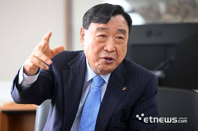 이희범 국제 e모빌리티액스포 상임 조직위원장 김민수기자 mskim@etnews.com