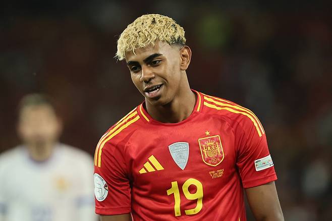 스페인의 ‘초신성’ 라민 야말. EPA 연합뉴스