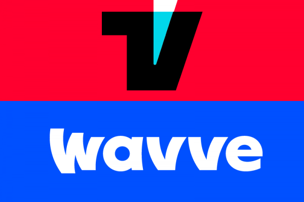 티빙(위) 웨이브 로고.